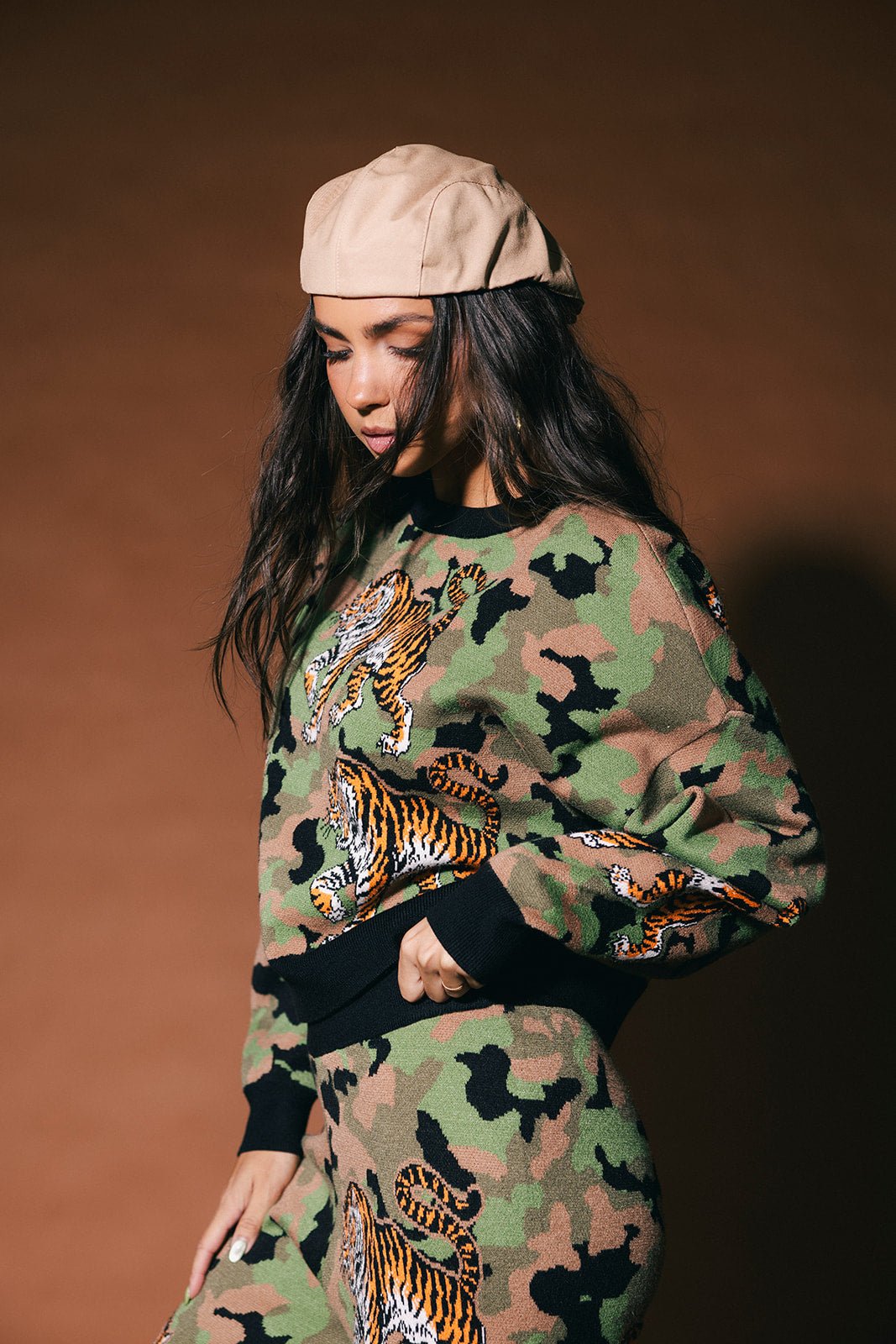Do You Even See Me Camo Knit Matching Set - Dressed in Lala