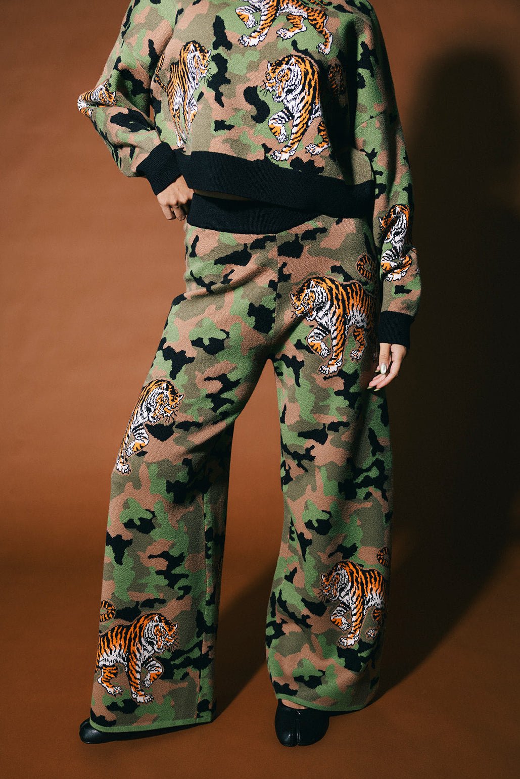 Do You Even See Me Camo Knit Matching Set - Dressed in Lala