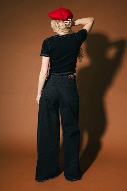 Don't Forget You're Alive Ribbed Baby Tee - Dressed in Lala