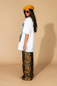 Don't Let Your Crown Slip Oversized Crocodile Tee