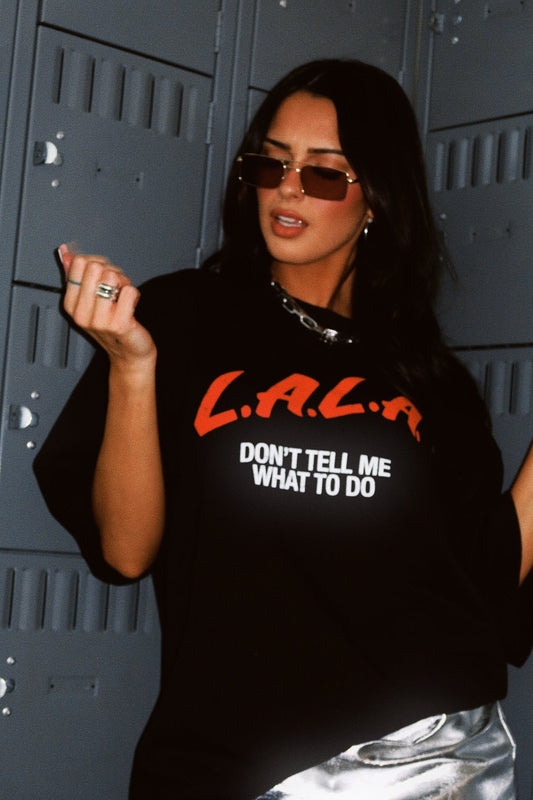 Don't Tell Me What To Do Oversized Tee - Dressed in Lala