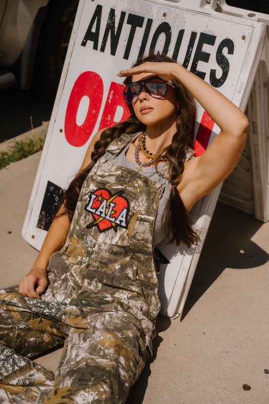Electric Love Boyfriend Overalls - Dressed in Lala