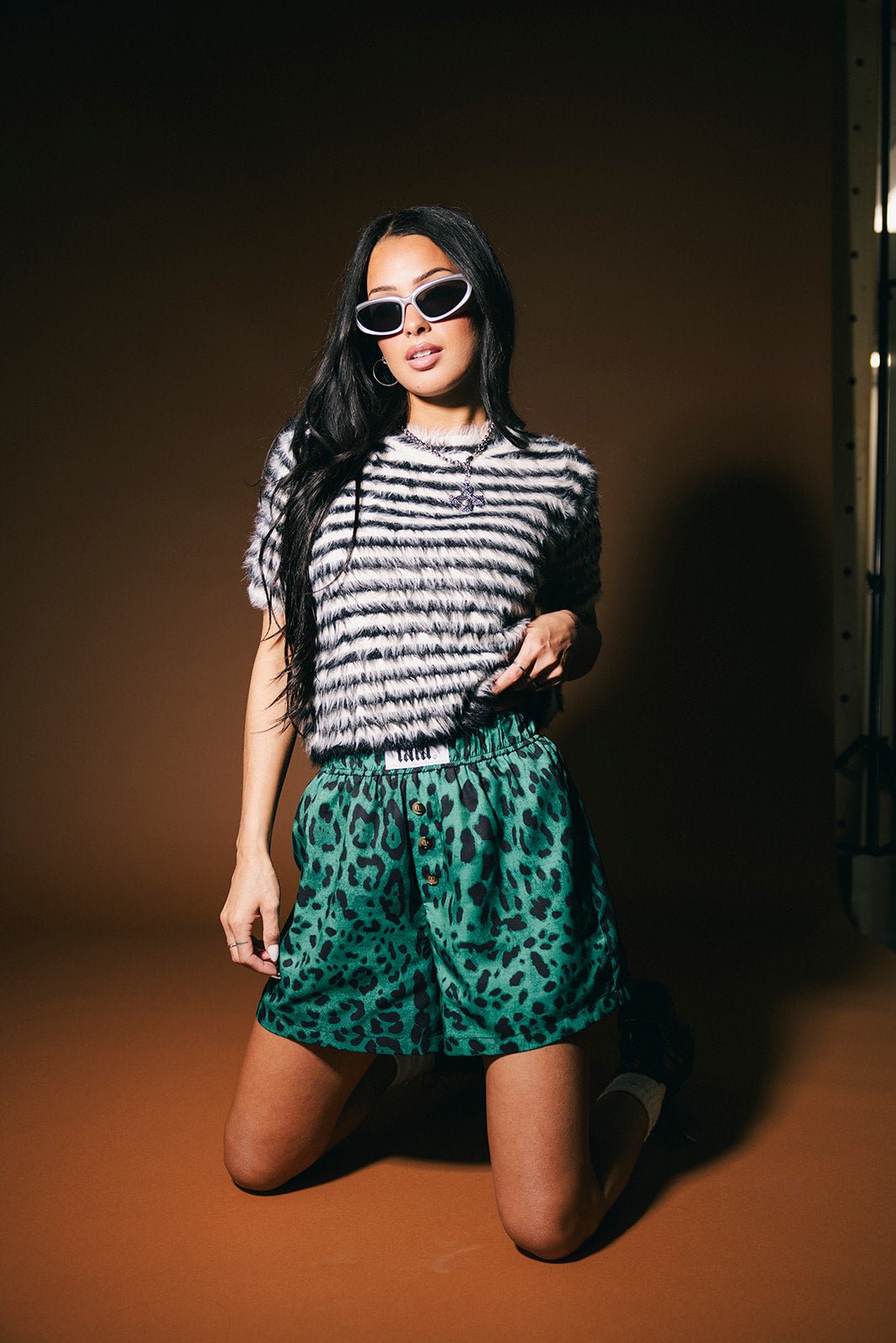 Emerald City Leopard Boxer Shorts - Dressed in Lala
