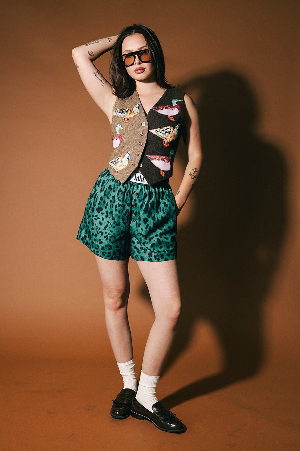 Emerald City Leopard Boxer Shorts - Dressed in Lala