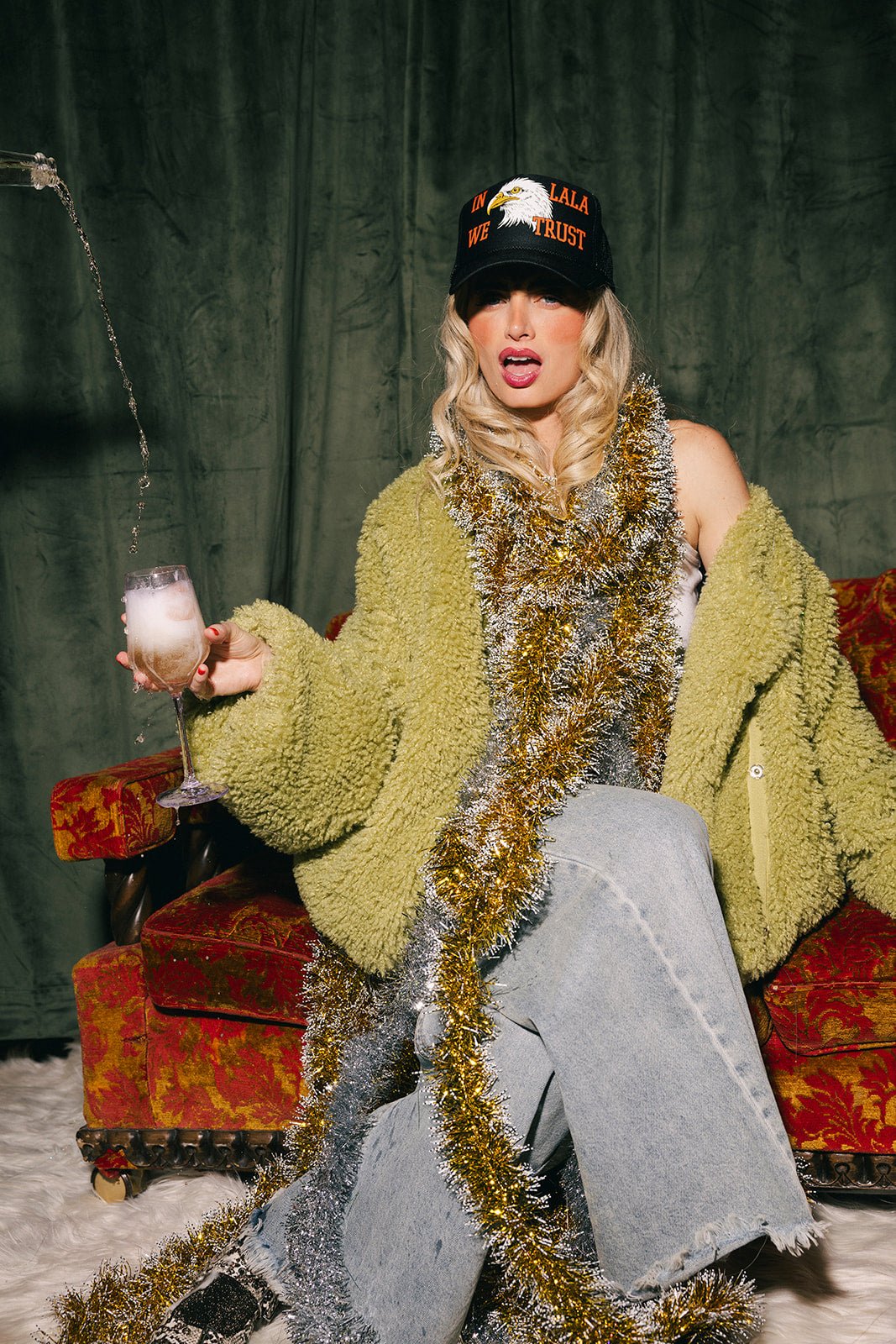 Fan Theories Faux Fur Coat - Dressed in Lala