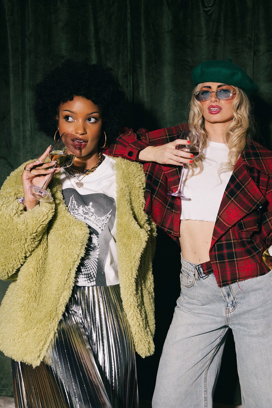 Fan Theories Faux Fur Coat - Dressed in Lala