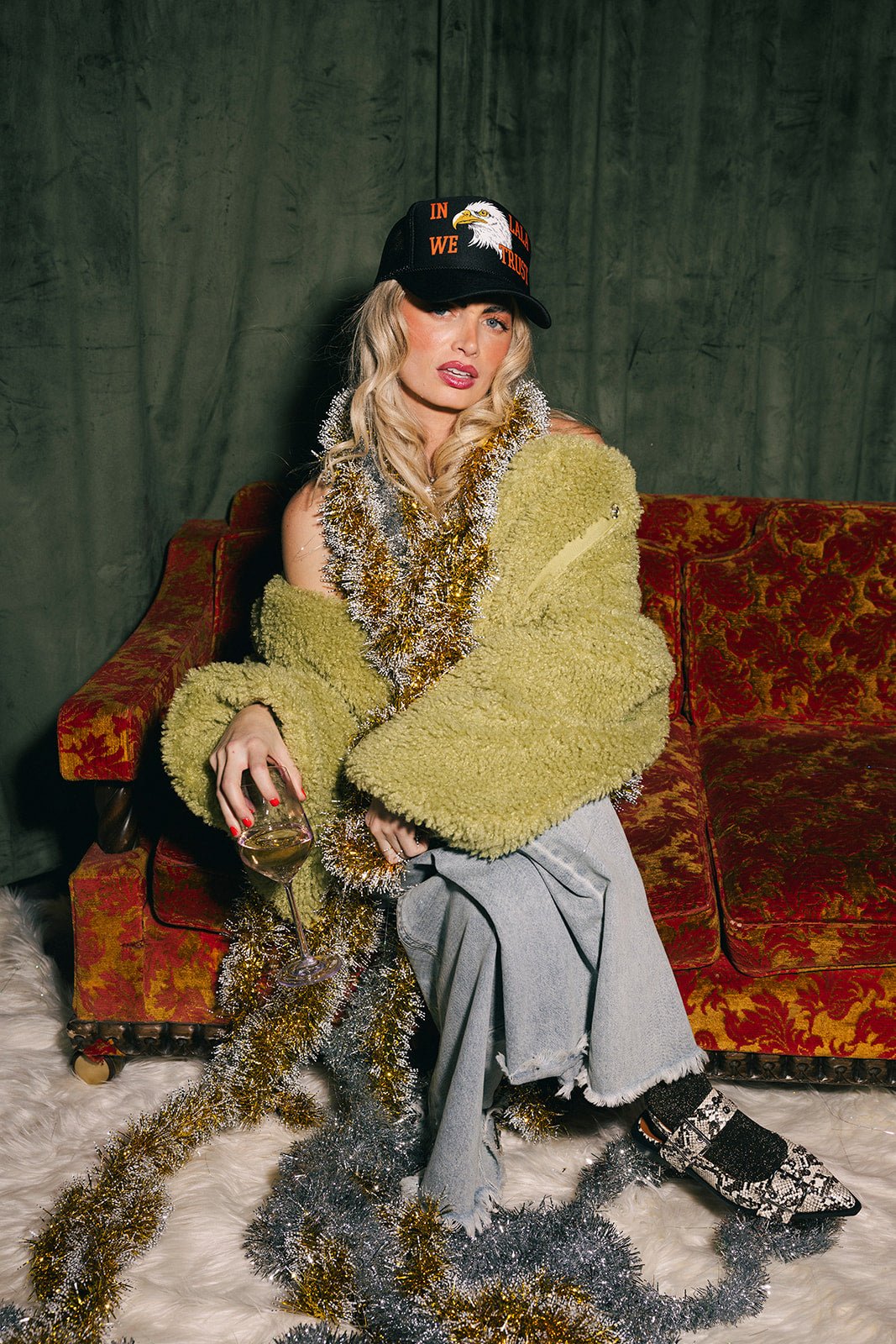 Fan Theories Faux Fur Coat - Dressed in Lala