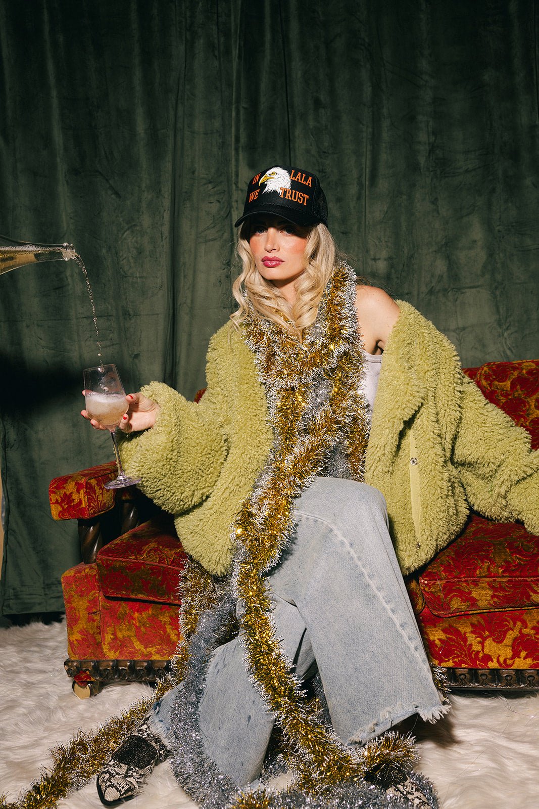 Fan Theories Faux Fur Coat - Dressed in Lala