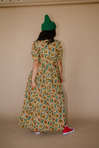 Feels Like Sunshine Jacquard Maxi Dress - Dressed in Lala