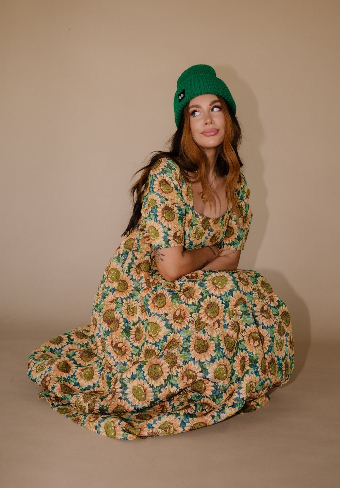 Feels Like Sunshine Jacquard Maxi Dress - Dressed in Lala