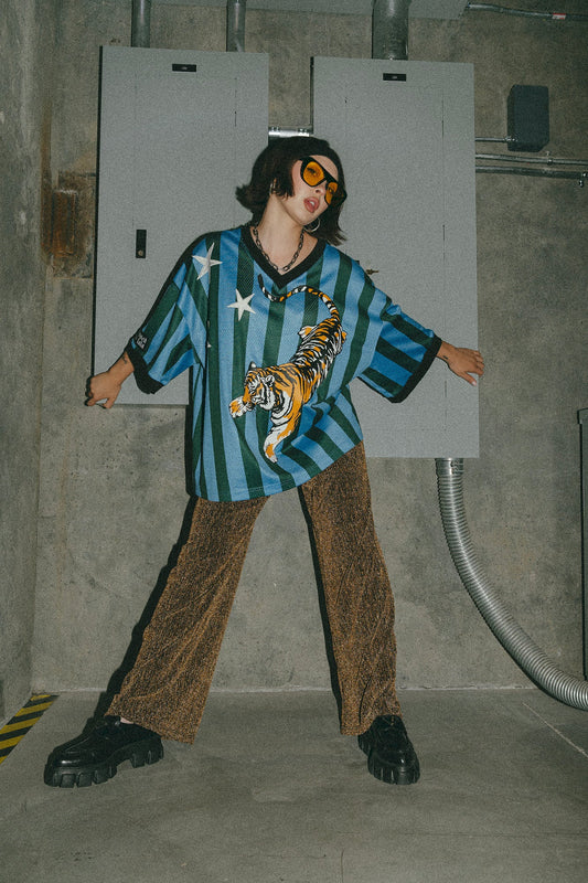 Fortune Favors the Fierce Tiger Jersey - Dressed in Lala