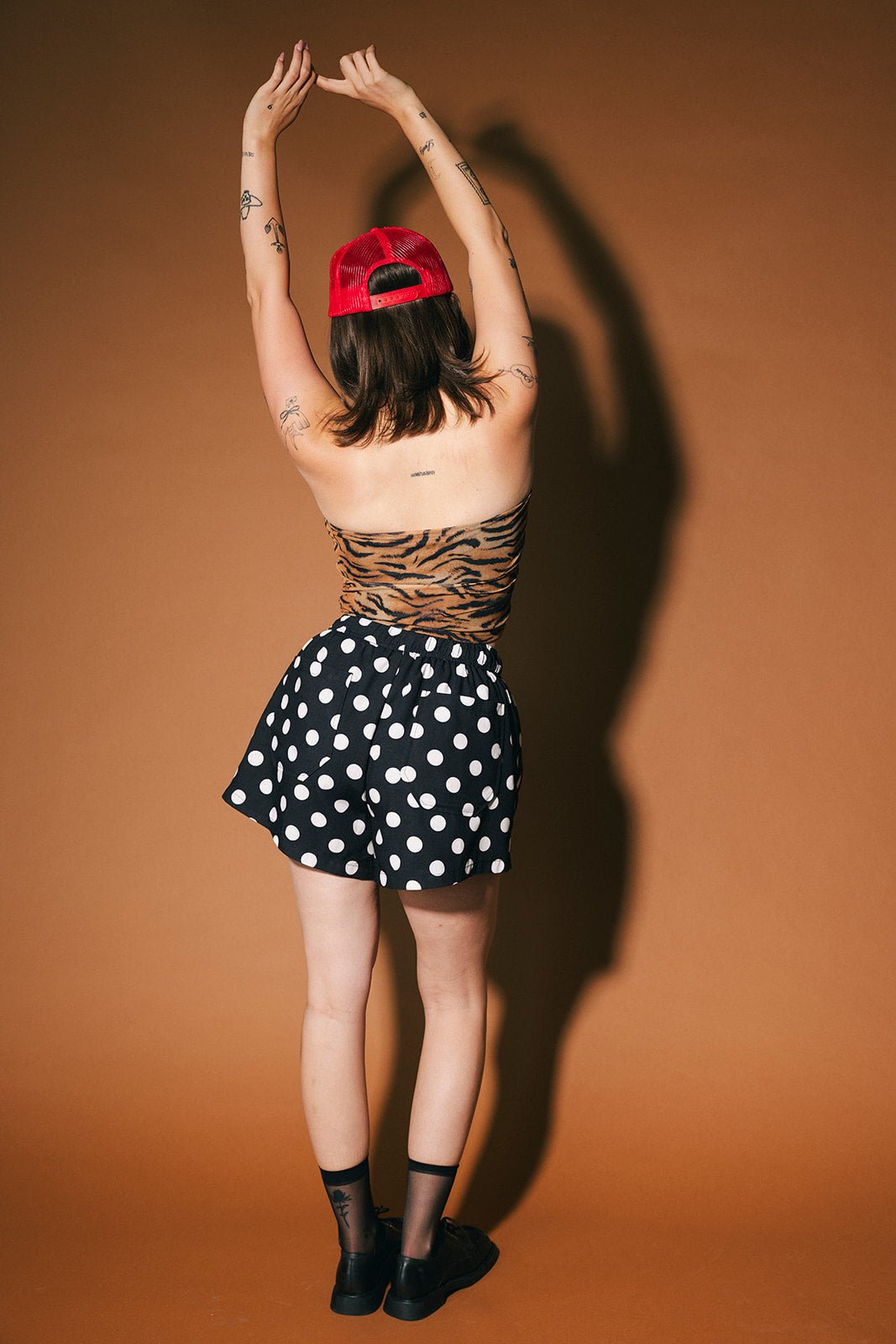 Gemini Moon Polka Dot Boxer Shorts - Dressed in Lala