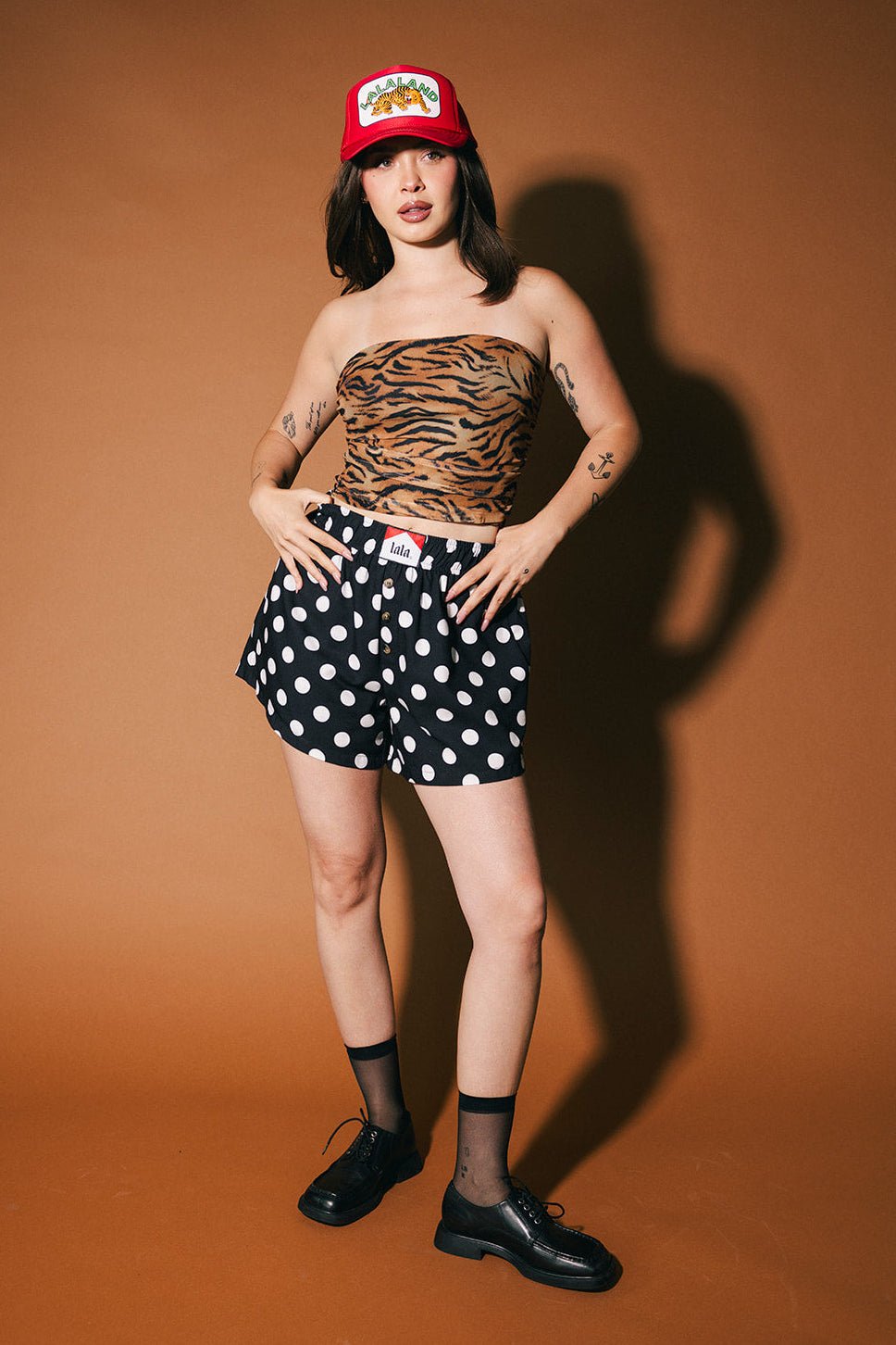 Gemini Moon Polka Dot Boxer Shorts - Dressed in Lala