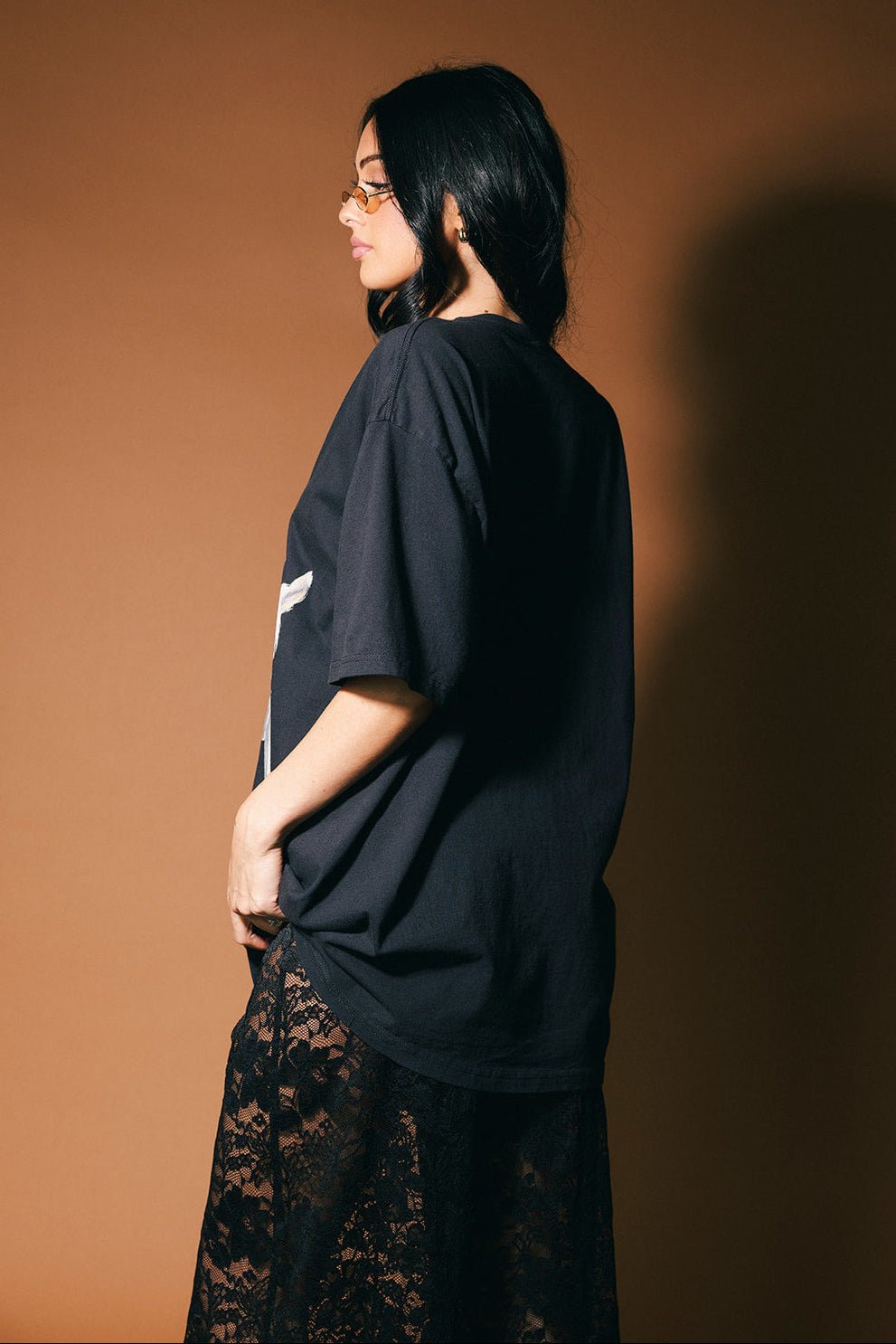 Girl, Whatever Oversized Mustang Tee - Dressed in Lala
