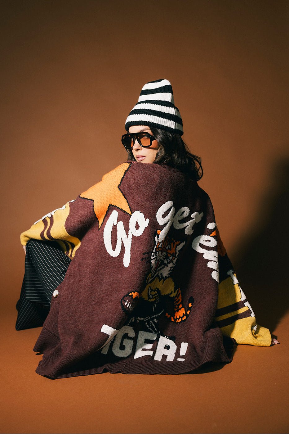 Go Get Em Tiger Varsity Cardigan - Dressed in Lala
