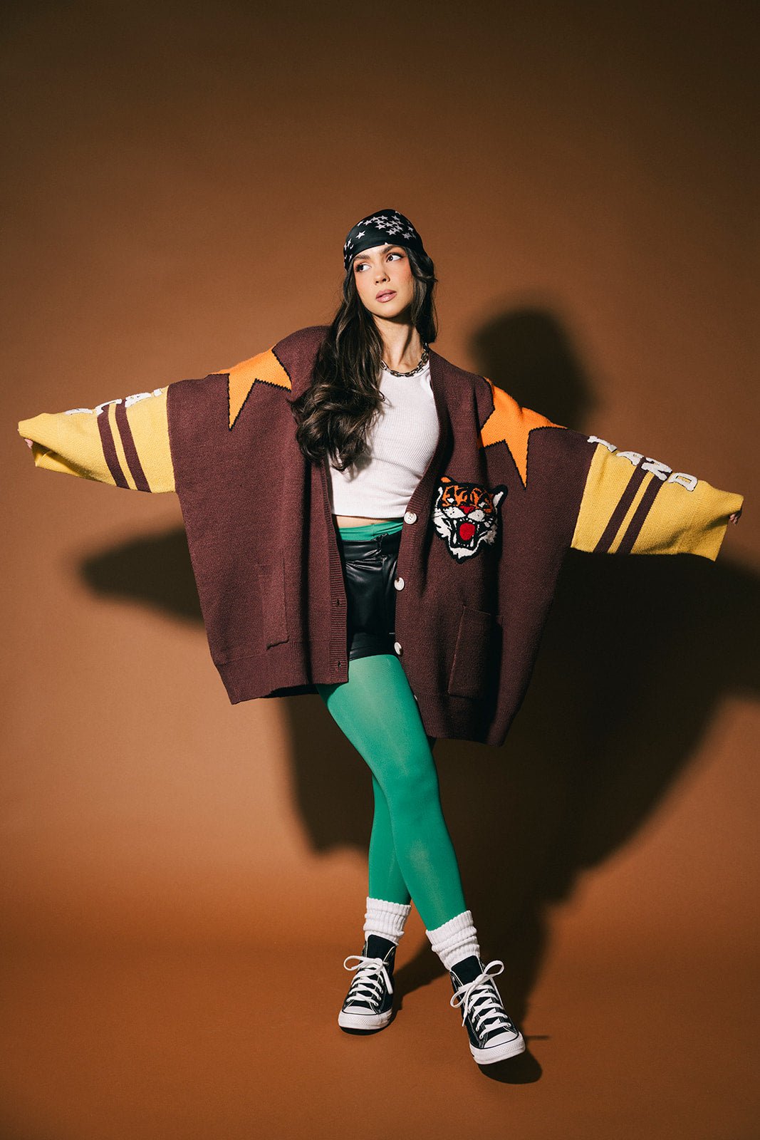 Go Get Em Tiger Varsity Cardigan - Dressed in Lala