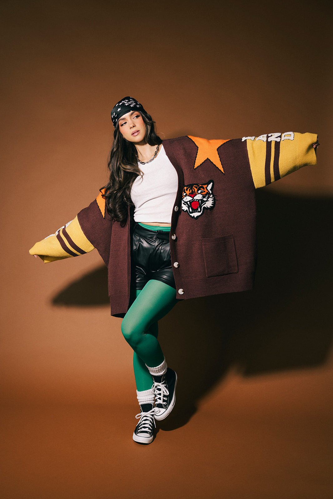 Go Get Em Tiger Varsity Cardigan - Dressed in Lala