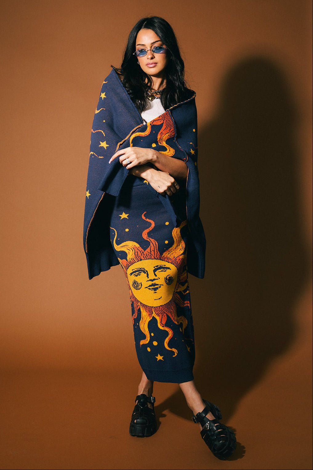 Golden Hour Knit Midi Skirt - Dressed in Lala