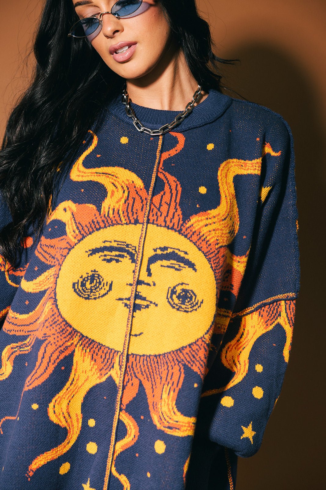Golden Hour Oversized Sweater - Dressed in Lala