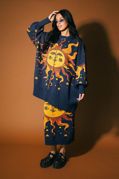 Golden Hour Oversized Sweater - Dressed in Lala