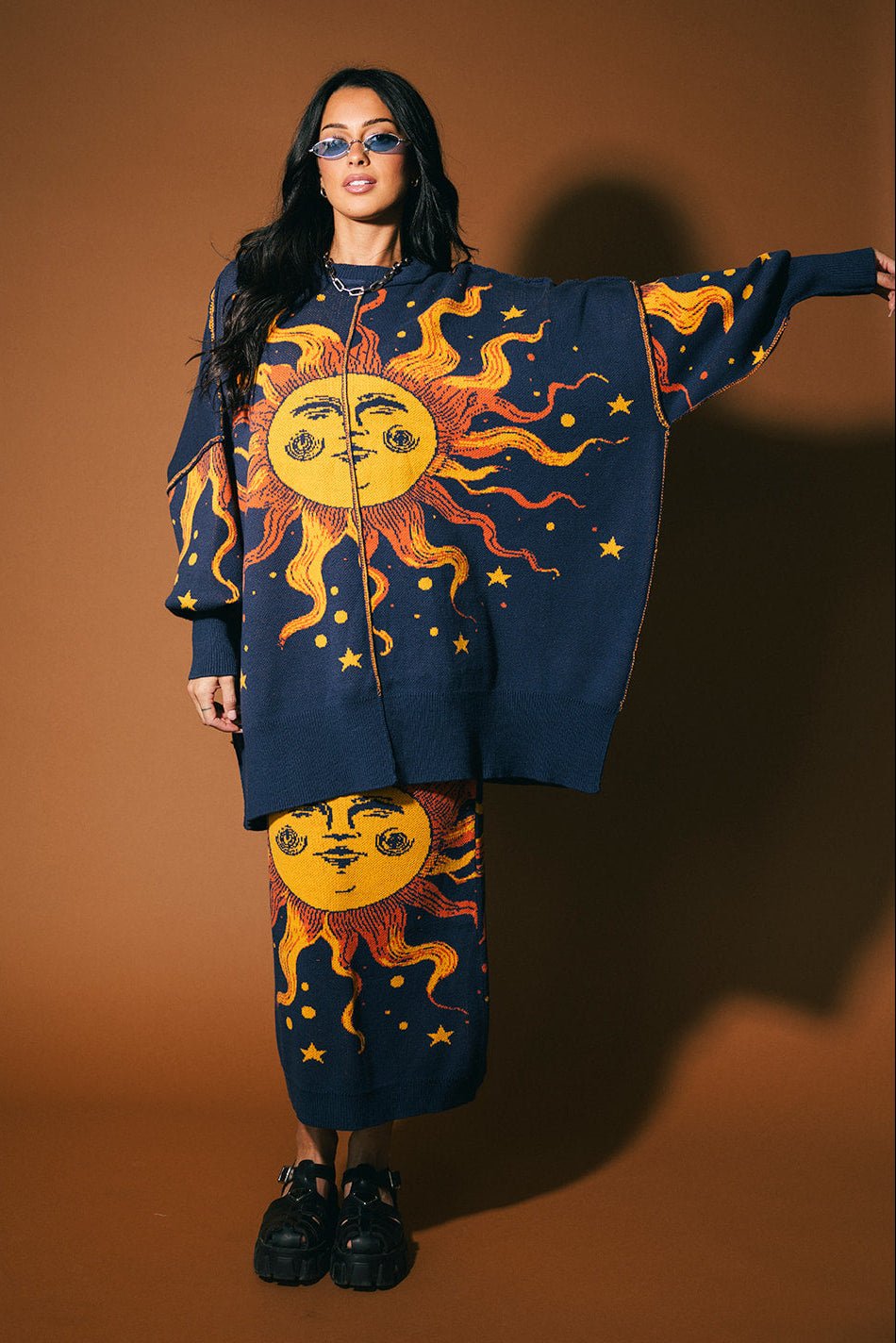 Golden Hour Oversized Sweater - Dressed in Lala