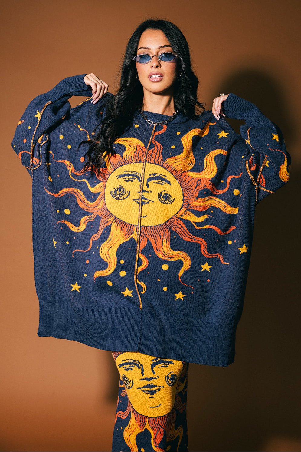 Golden Hour Oversized Sweater - Dressed in Lala