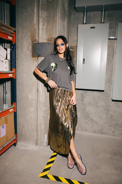 Greetings Earthling Alien Boxy Tee - Dressed in Lala