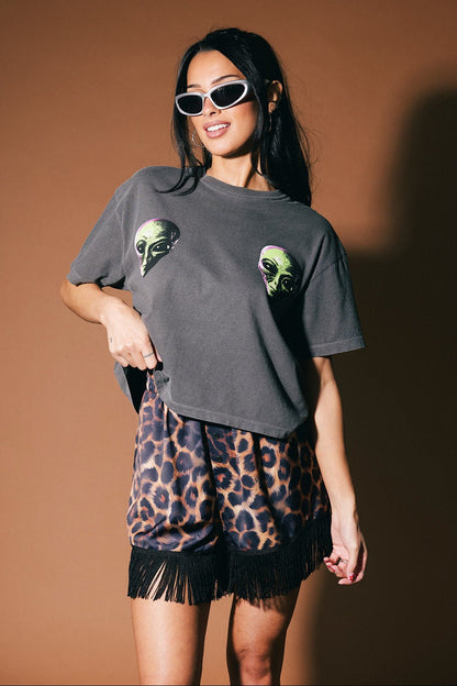 Greetings Earthling Alien Boxy Tee - Dressed in Lala