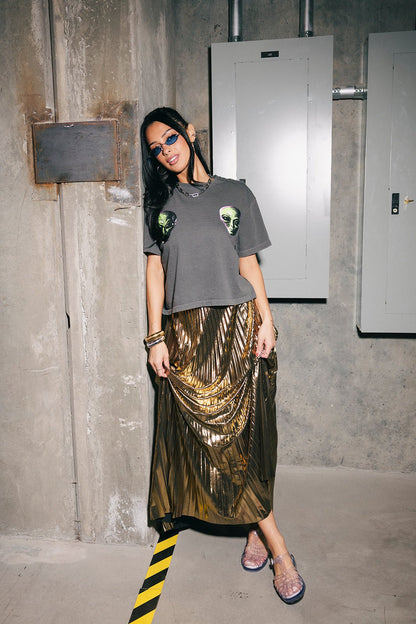 Greetings Earthling Alien Boxy Tee - Dressed in Lala