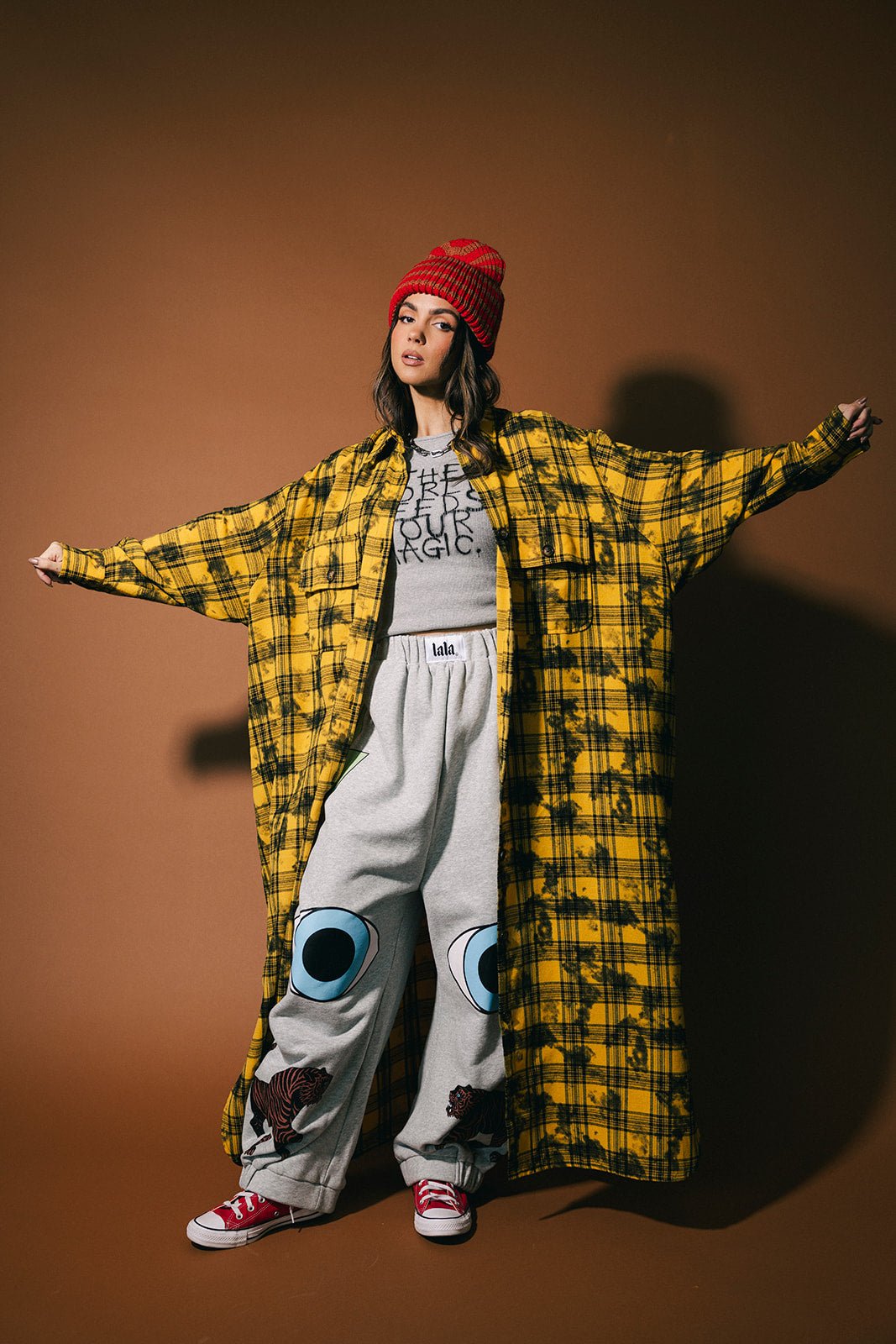 Grunge Flannel - Oversized Shirt Dress | Lala Original – Dressed
