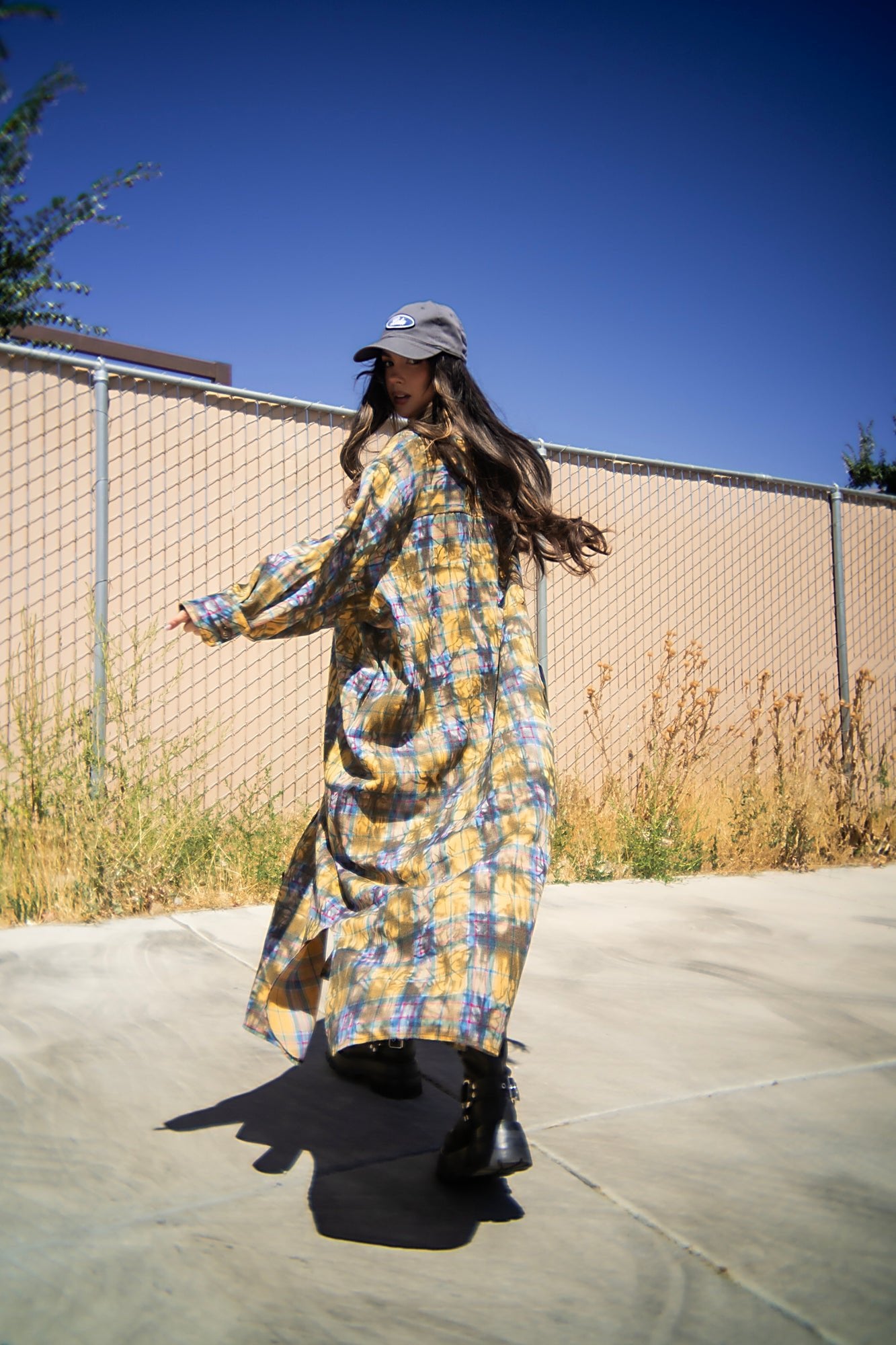 Grunge Goddess Flannel in Mechanic Muse - Dressed in Lala