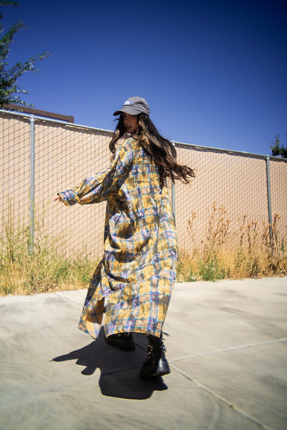 Grunge Goddess Flannel in Mechanic Muse - Dressed in Lala