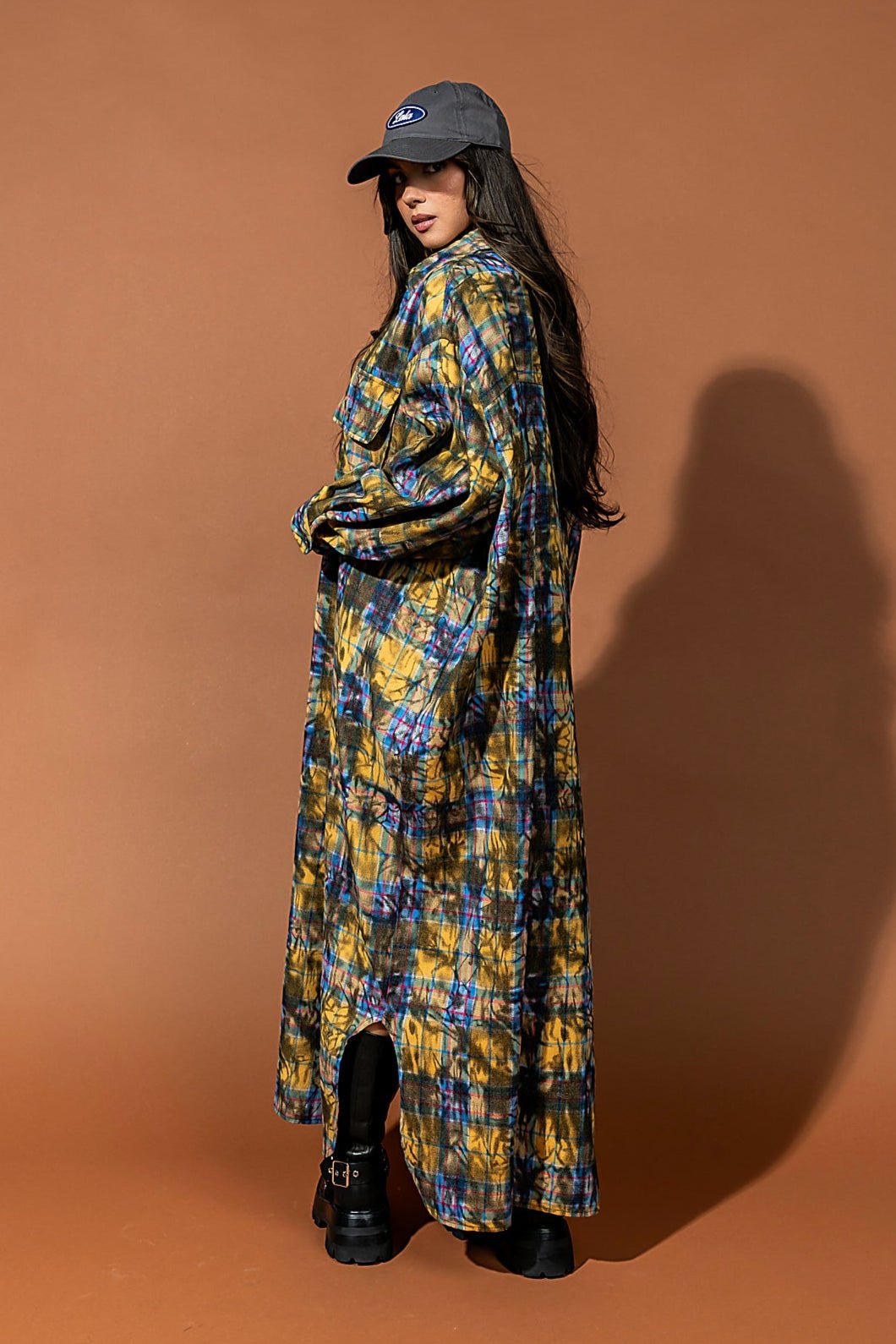 Grunge Goddess Flannel in Mechanic Muse - Dressed in Lala