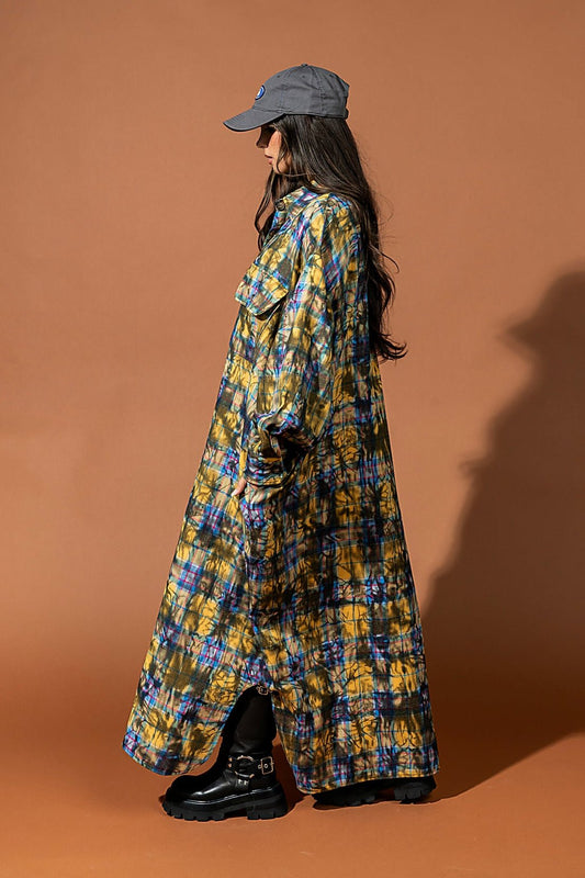Grunge Goddess Flannel in Mechanic Muse - Dressed in Lala