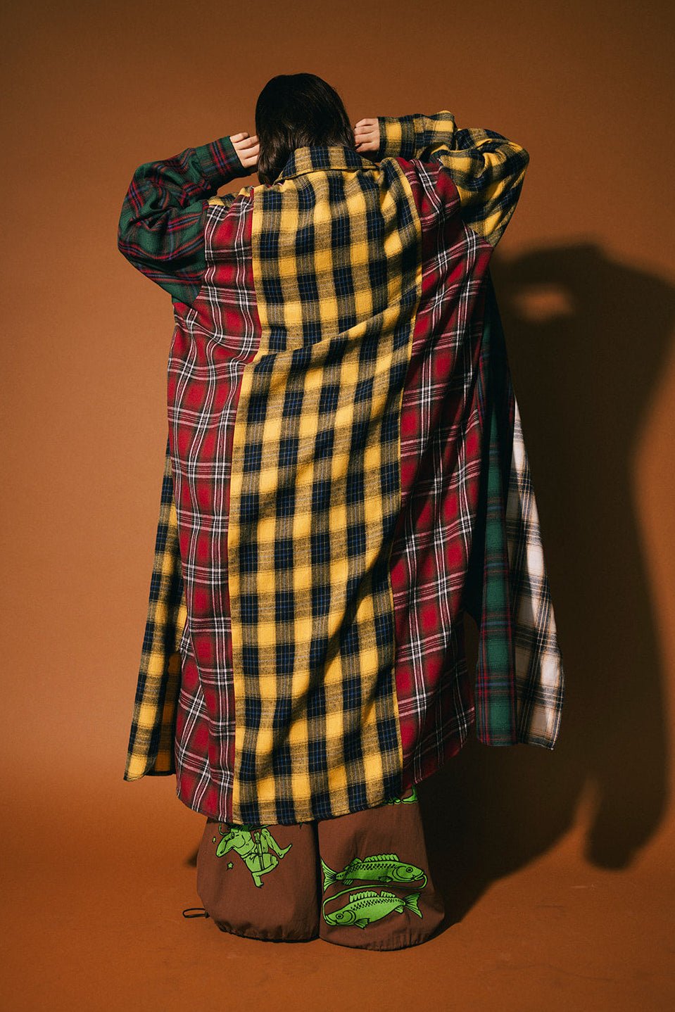 Grunge Goddess Flannel in Mixed Patch Plaid - Dressed in Lala