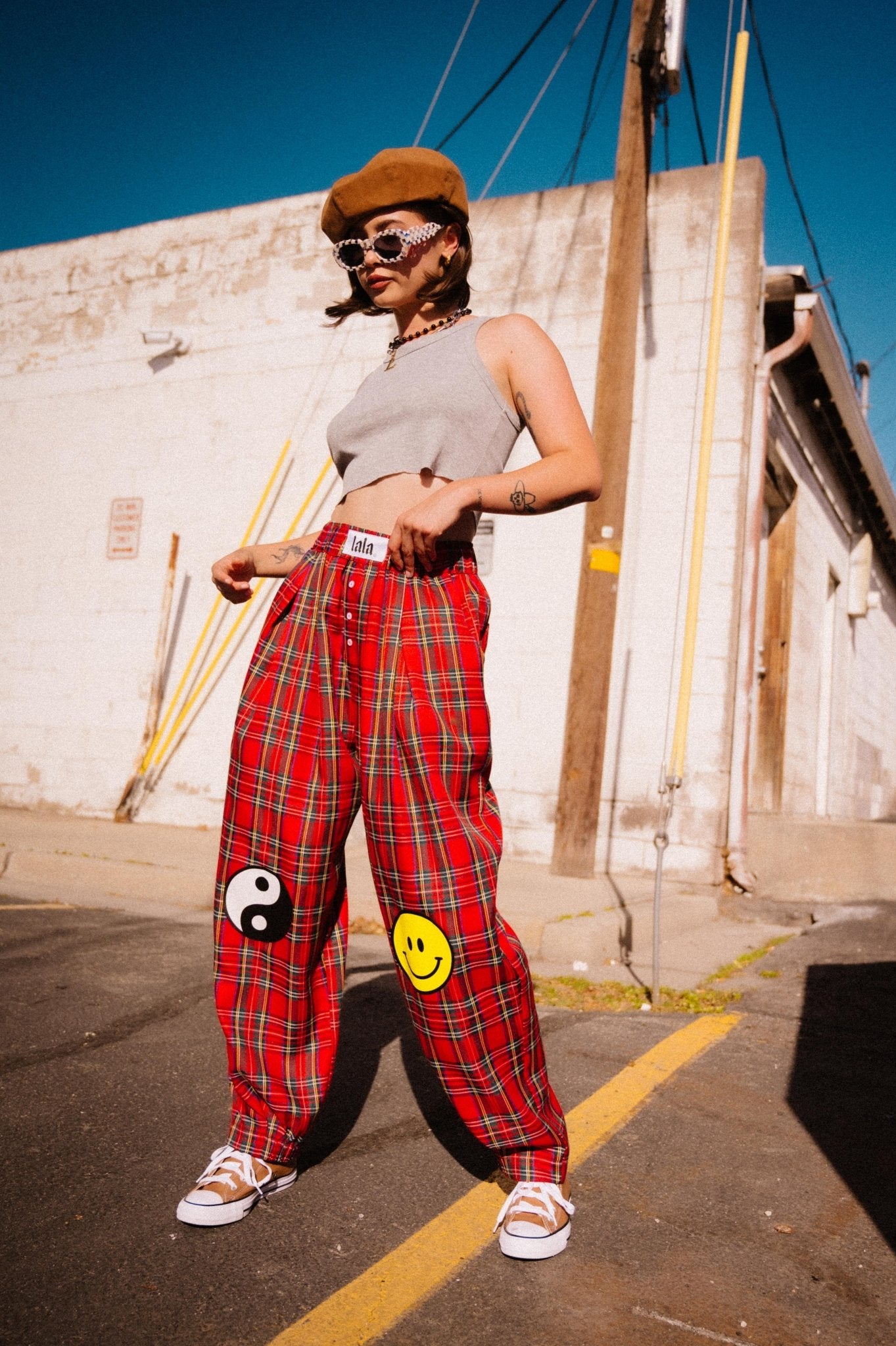 Happy Chance Boxer Pants in Down Bad Plaid *SHIPS 10/8* - Dressed in Lala