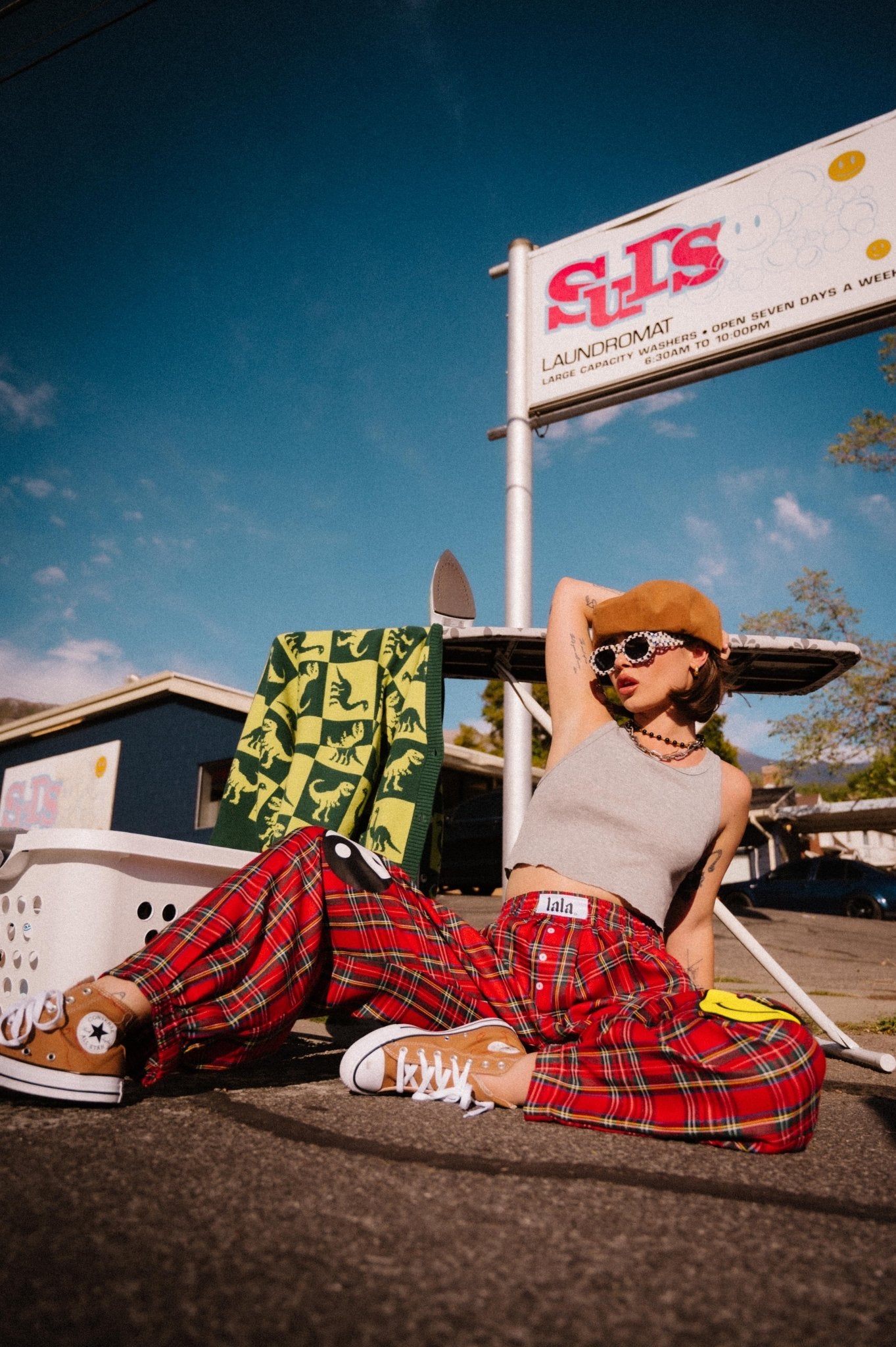 Happy Chance Boxer Pants in Down Bad Plaid *SHIPS 10/8* - Dressed in Lala