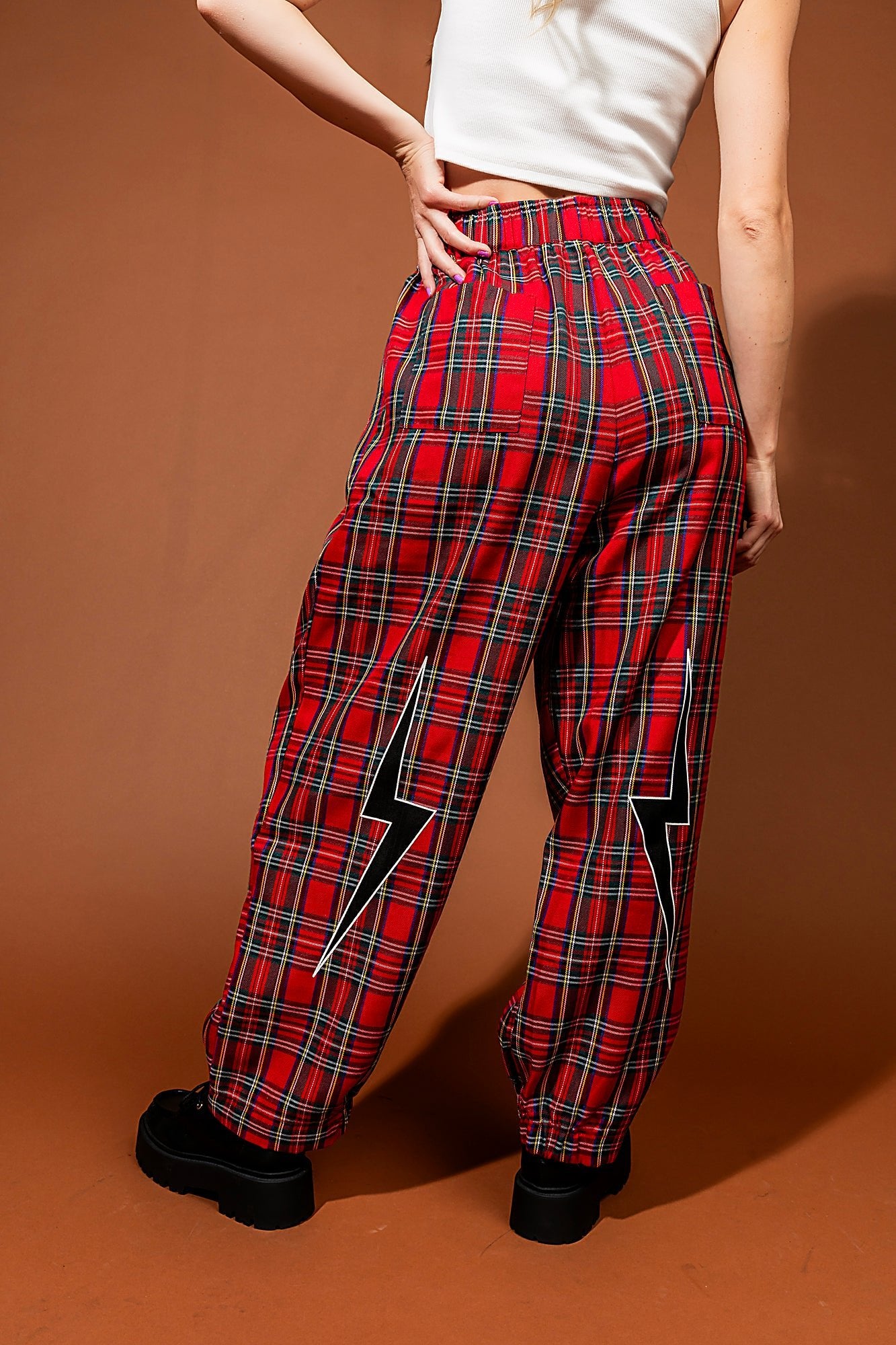 Happy Chance Boxer Pants in Down Bad Plaid *SHIPS 10/8* - Dressed in Lala