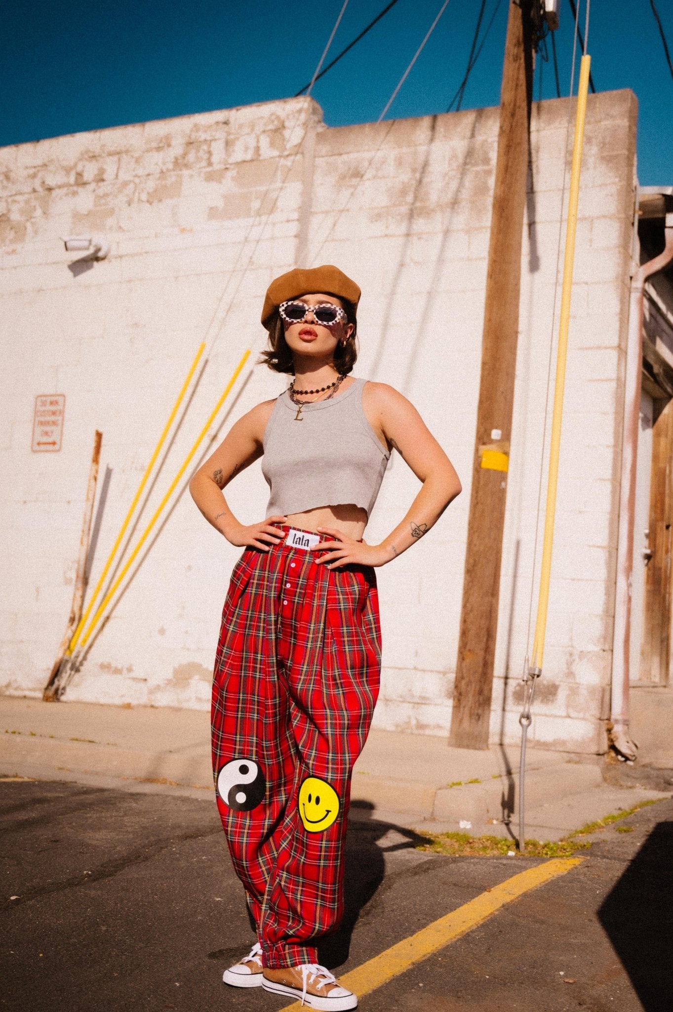 Happy Chance Boxer Pants in Down Bad Plaid *SHIPS 10/8* - Dressed in Lala