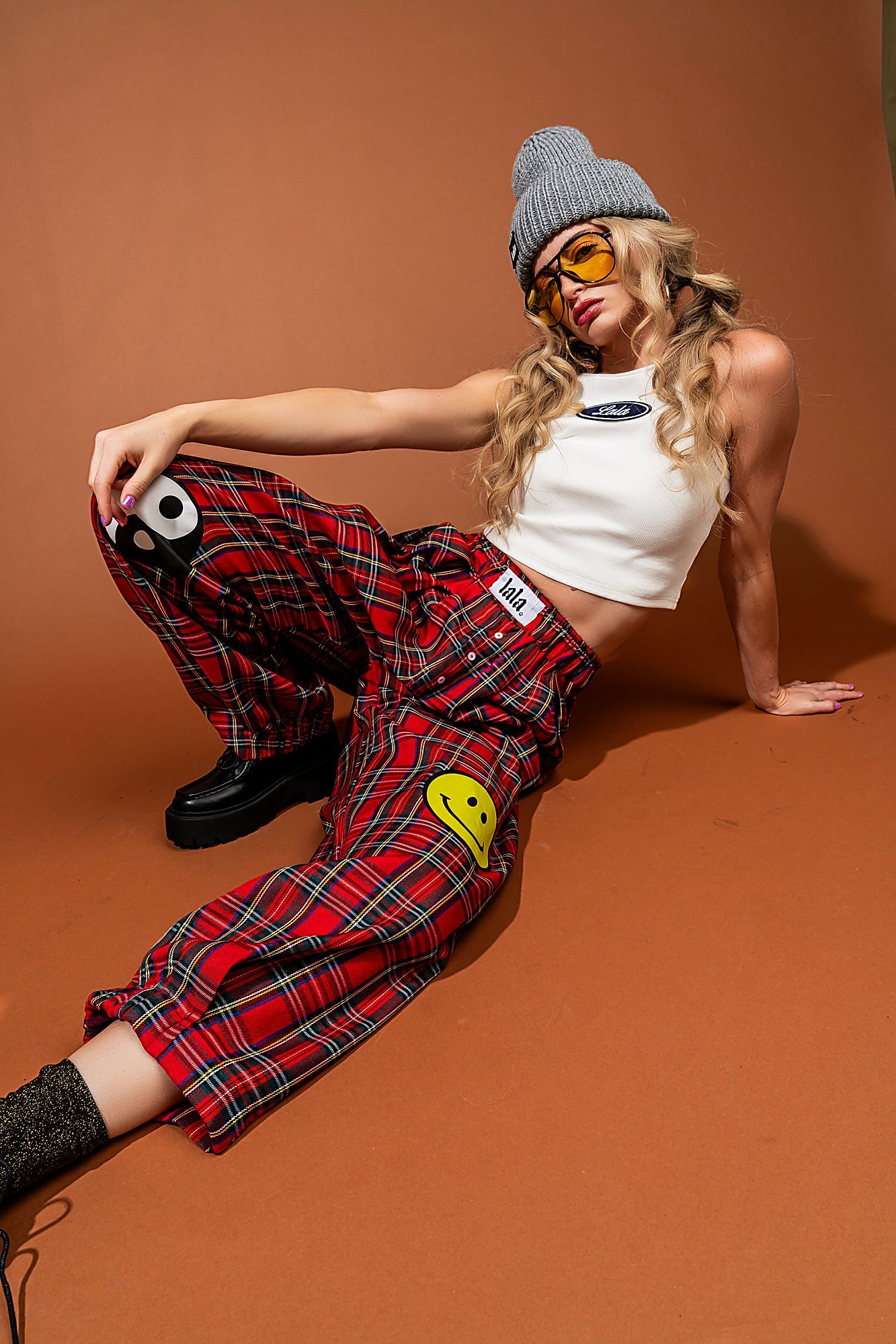 Happy Chance Boxer Pants in Down Bad Plaid *SHIPS 10/8* - Dressed in Lala
