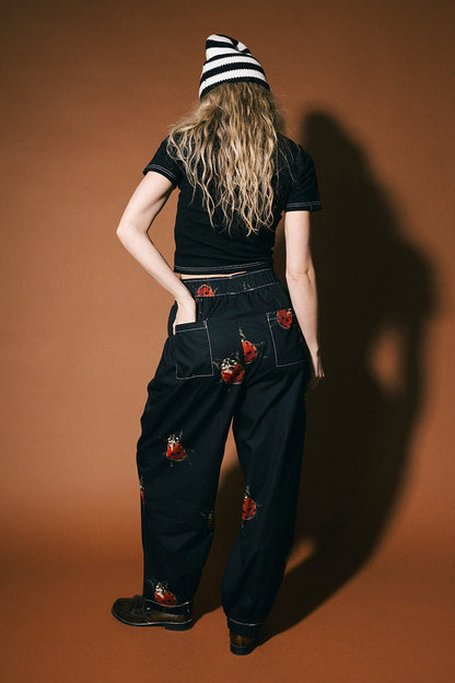 Happy Chance Boxer Pants in Lucky Ladybugs - Dressed in Lala