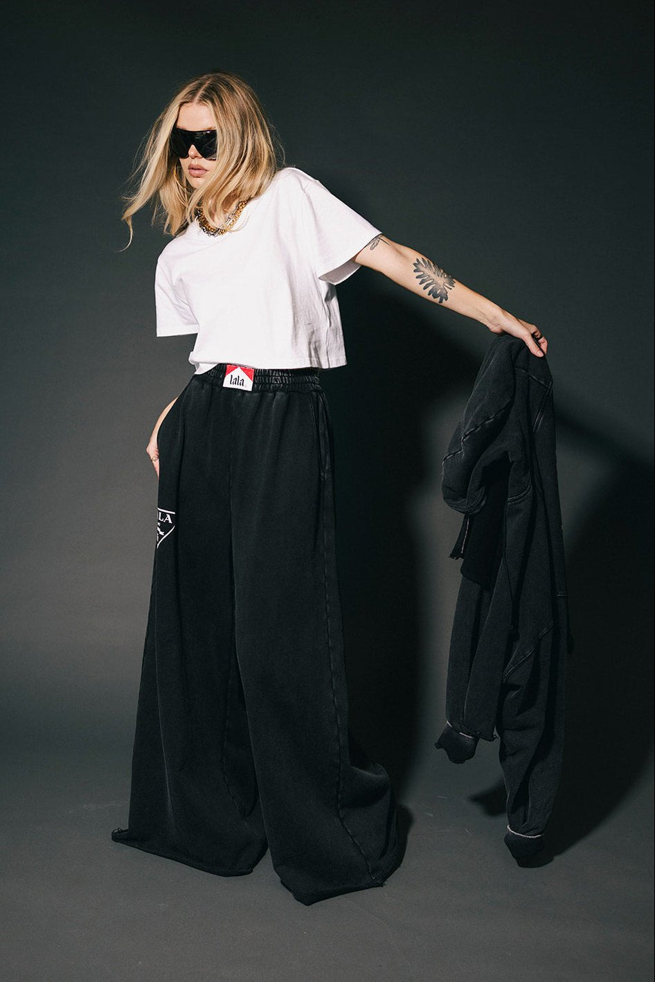 House of Lala Wide Leg Sweatpants - Dressed in Lala