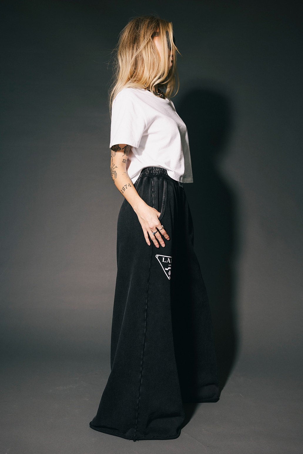 House of Lala Wide Leg Sweatpants - Dressed in Lala