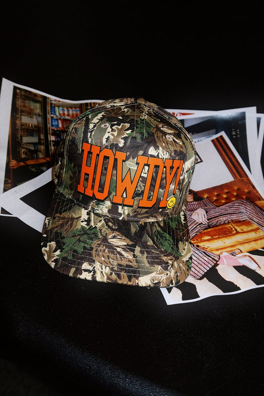 Howdy Camo Trucker Hat - Dressed in Lala