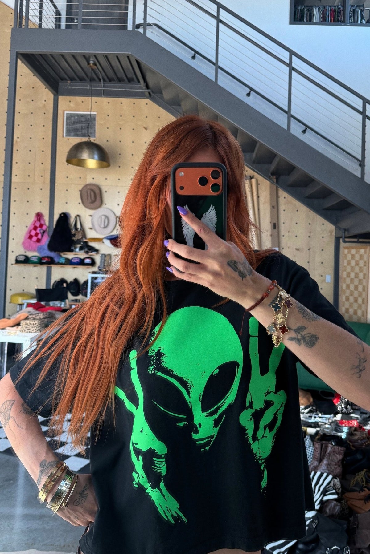 I Come in Peace Alien Boxy Tee - Dressed in Lala