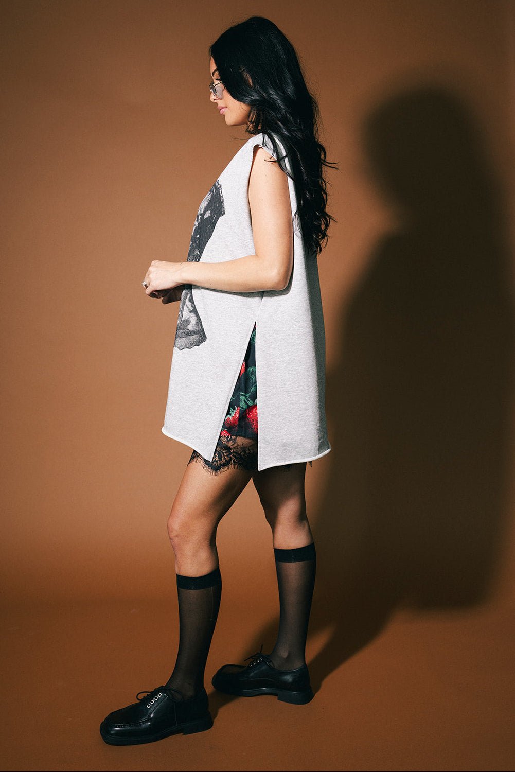 I Do What I Want Cut Off Corset Sweatshirt - Dressed in Lala