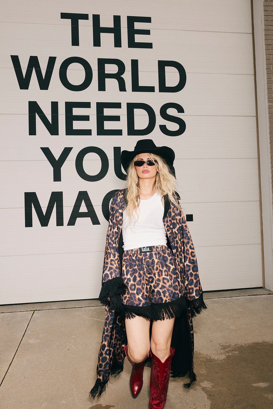 I Love Your Aura Leopard Fringe Kimono - Dressed in Lala