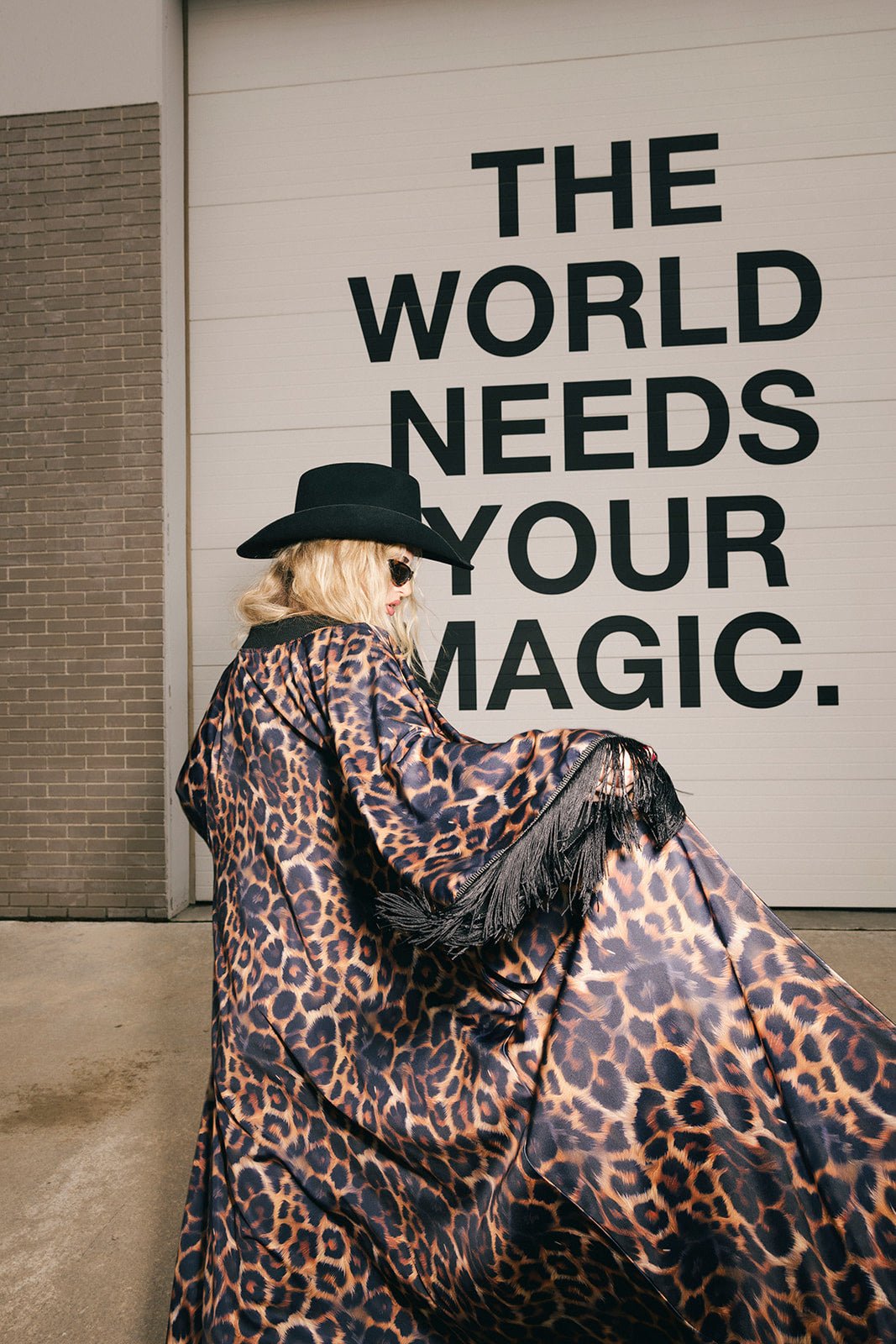 I Love Your Aura Leopard Fringe Kimono - Dressed in Lala