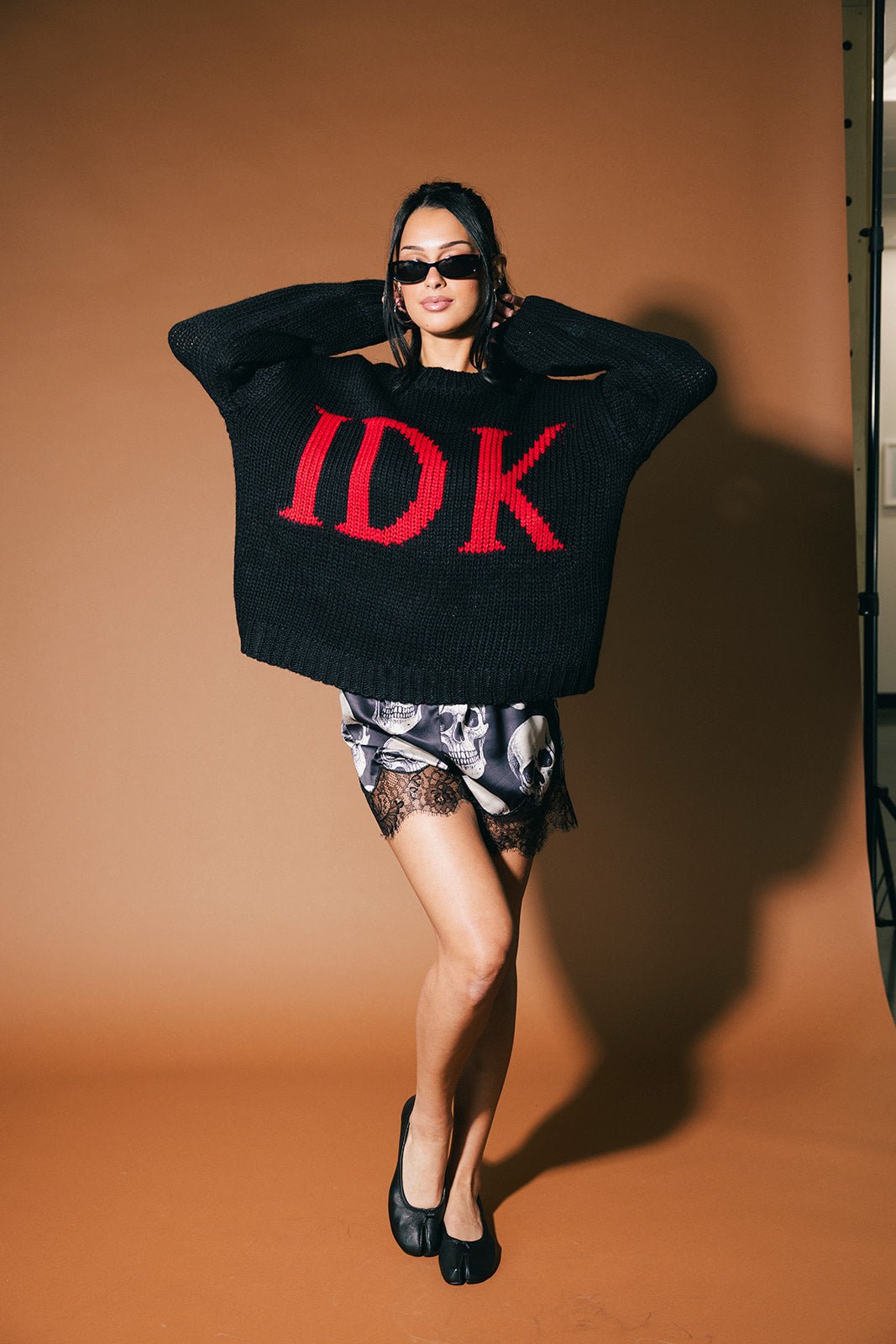 IDK Chunky Slouchy Knit - Dressed in Lala