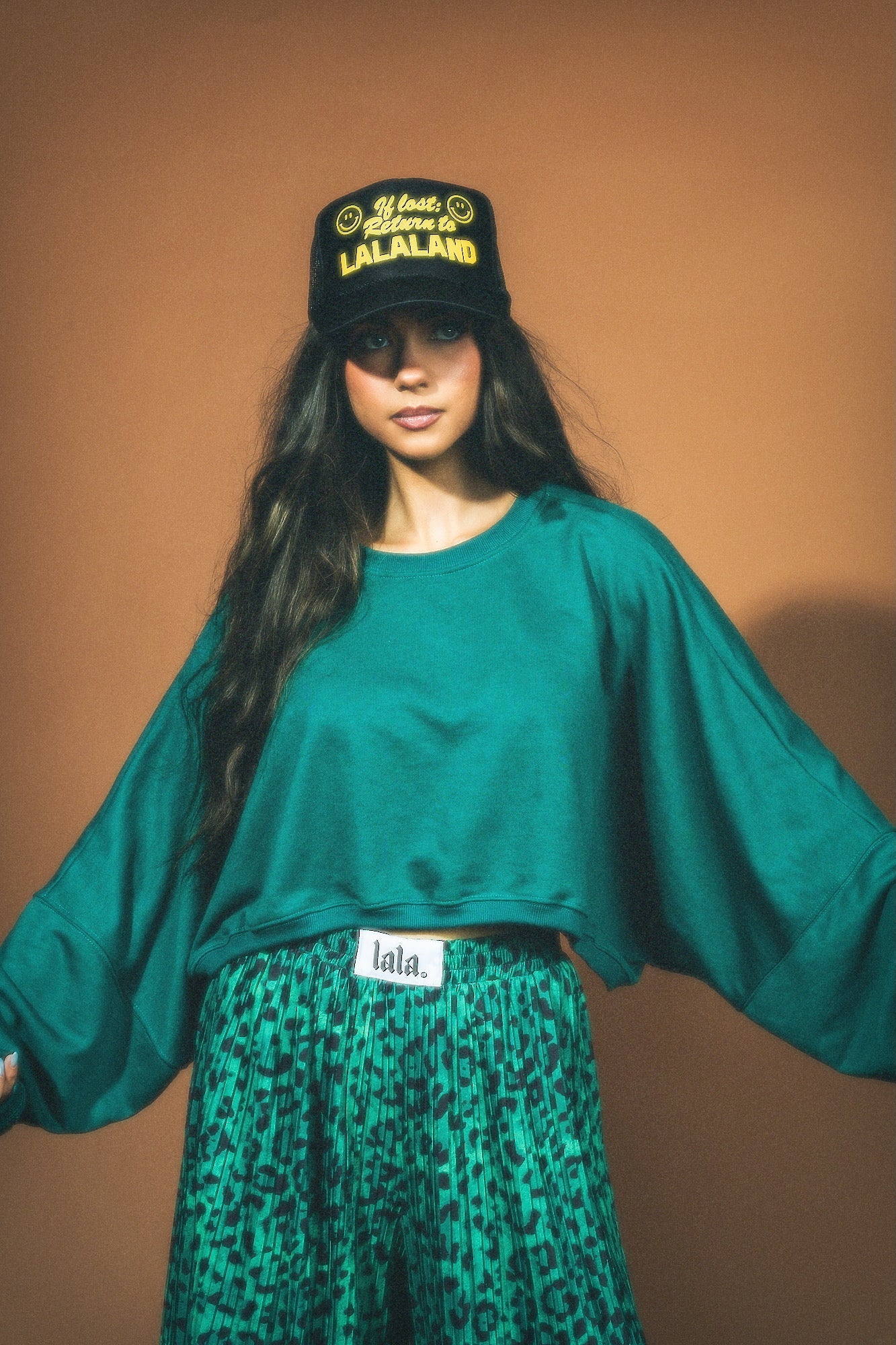 If Lost, Return to Lalaland Puff Print Trucker Hat - Dressed in Lala